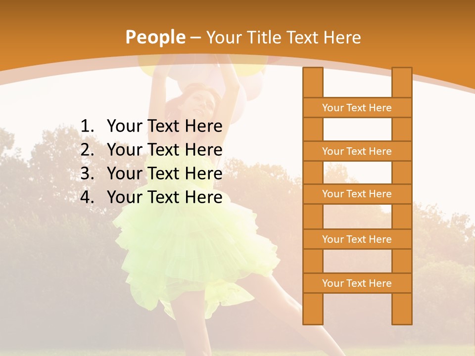 Carefree Clear Slim PowerPoint Template