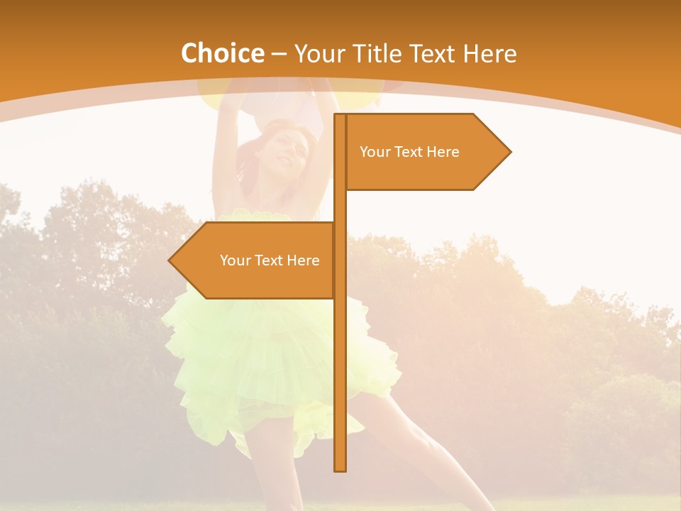 Carefree Clear Slim PowerPoint Template