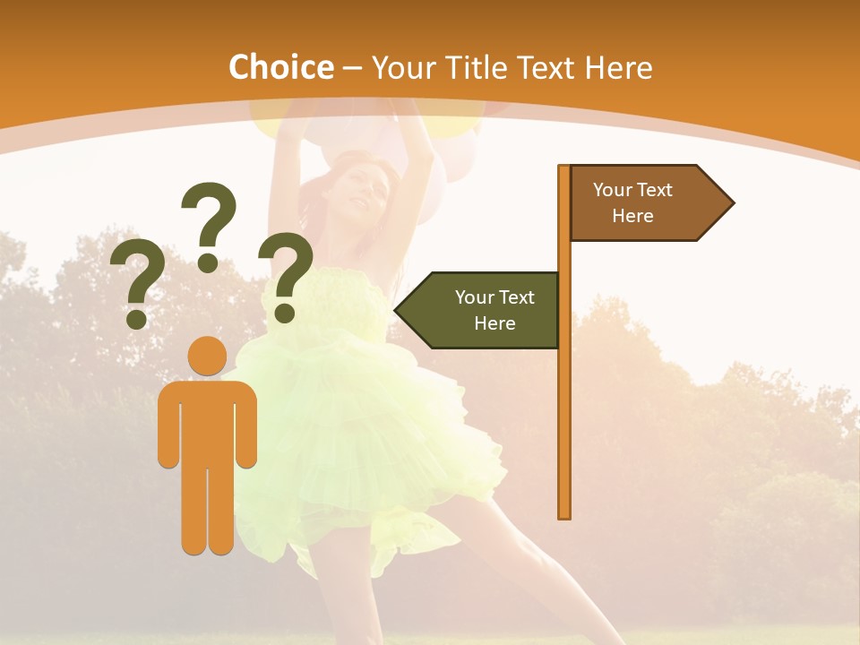Carefree Clear Slim PowerPoint Template