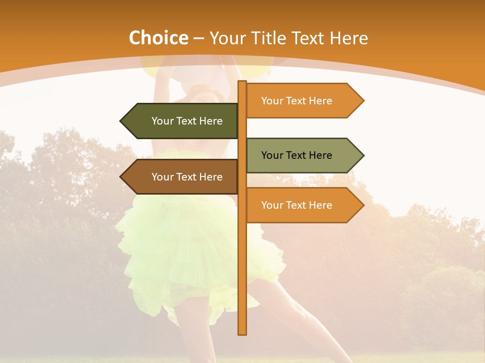 Carefree Clear Slim PowerPoint Template