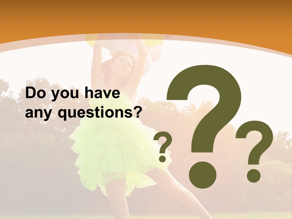 Carefree Clear Slim PowerPoint Template