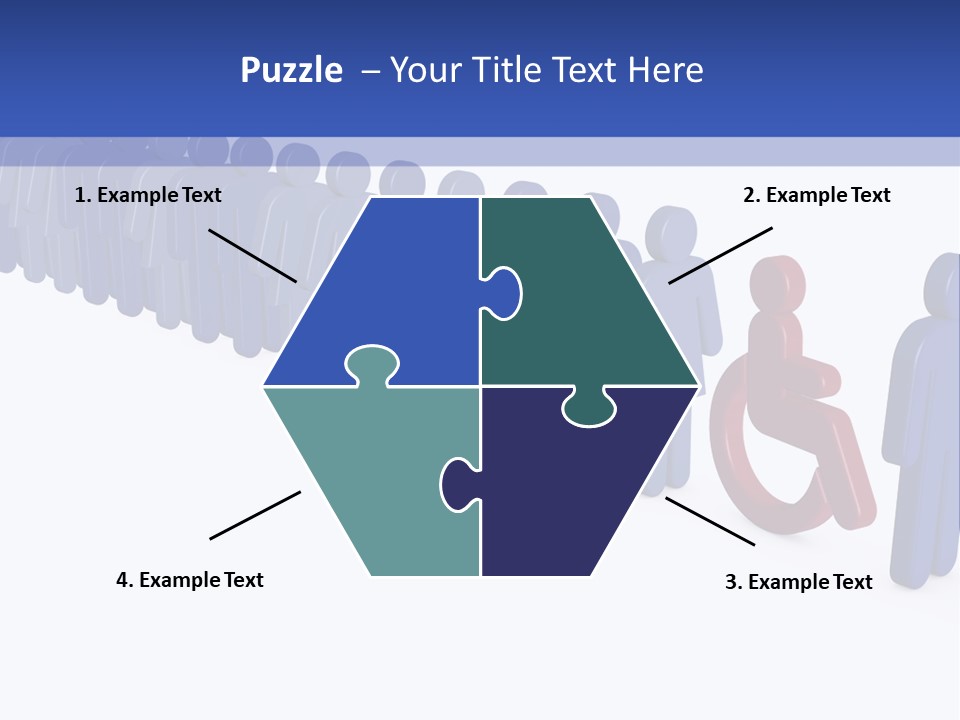 Women Wait Sign PowerPoint Template