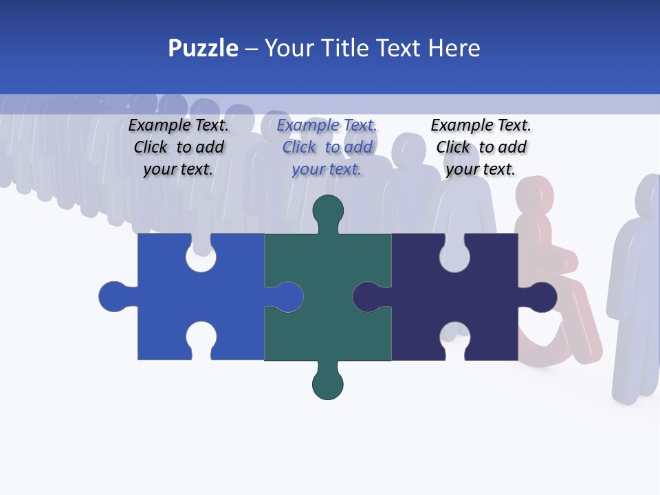 Women Wait Sign PowerPoint Template