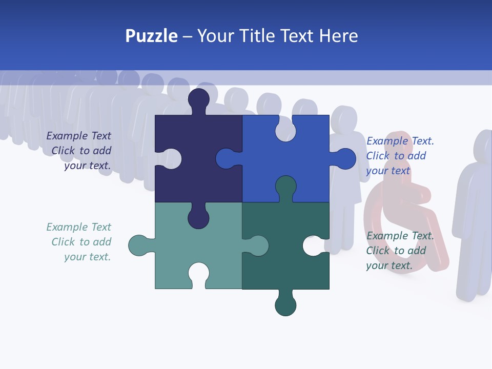 Women Wait Sign PowerPoint Template