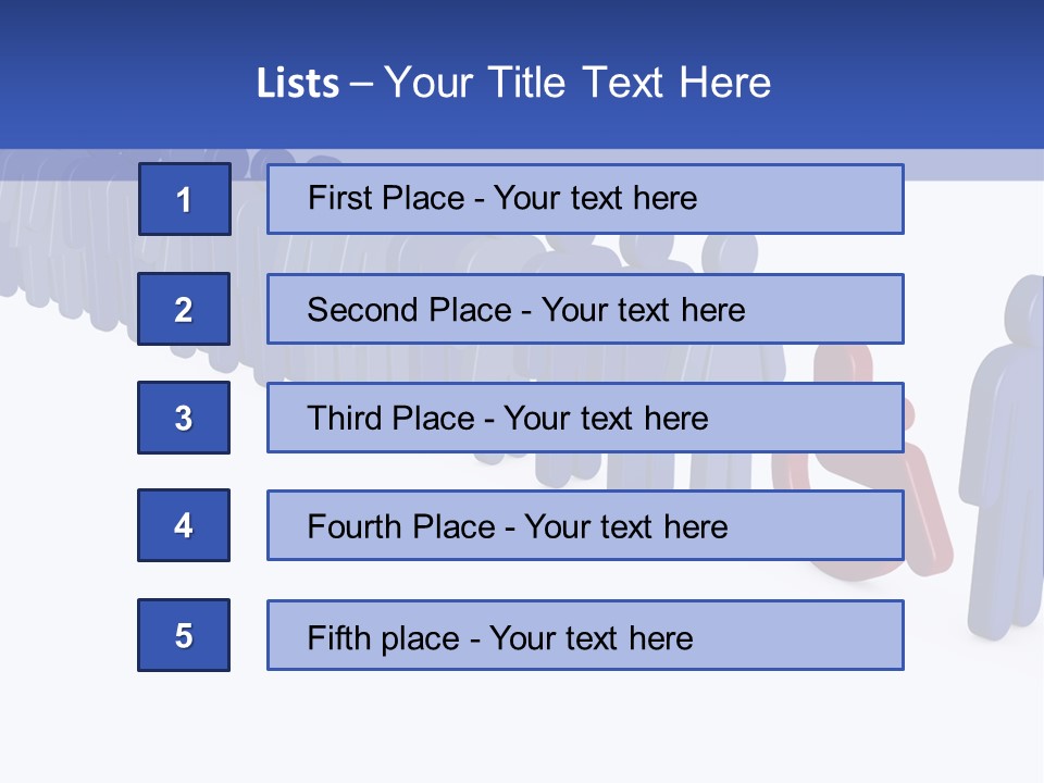 Women Wait Sign PowerPoint Template
