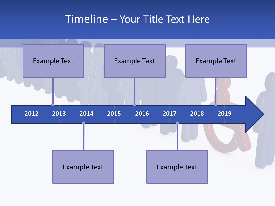 Women Wait Sign PowerPoint Template
