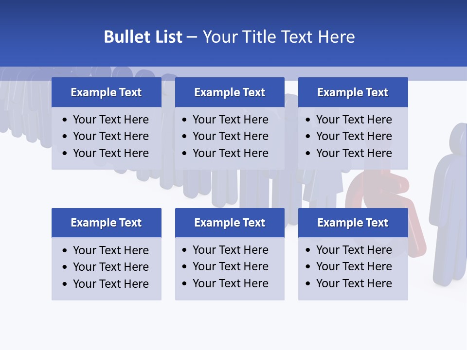 Women Wait Sign PowerPoint Template