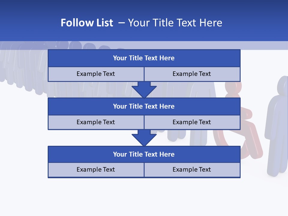 Women Wait Sign PowerPoint Template