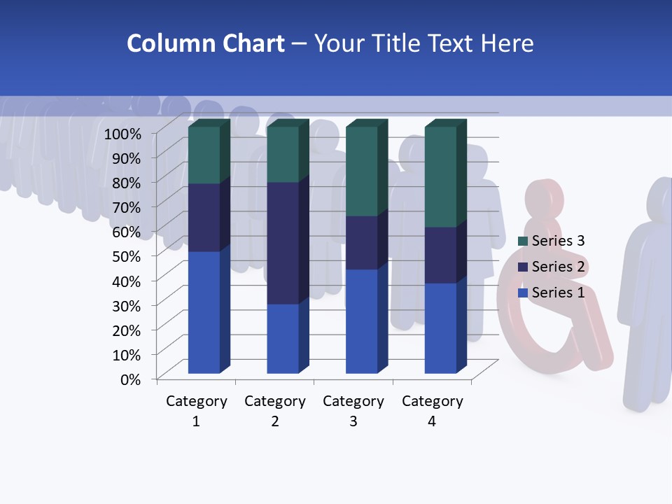 Women Wait Sign PowerPoint Template