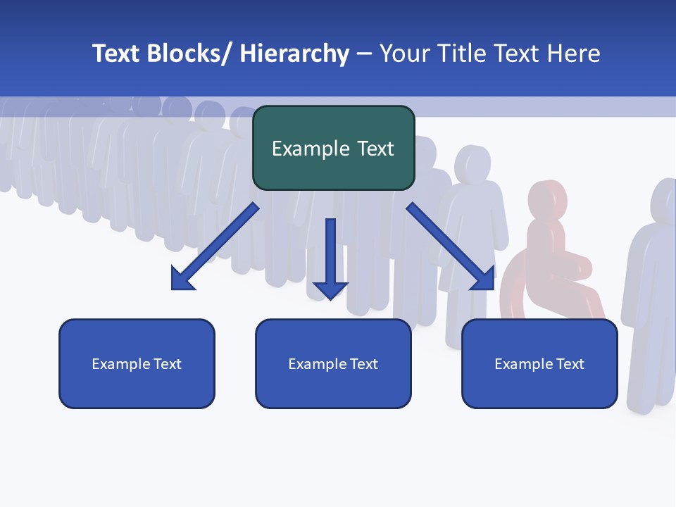 Women Wait Sign PowerPoint Template