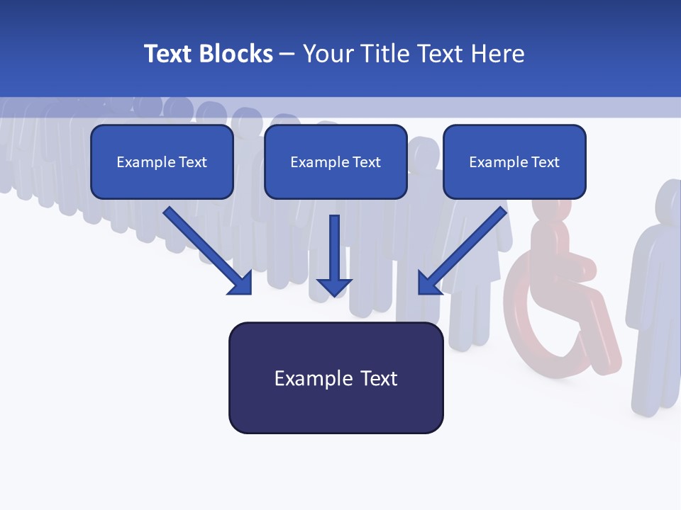 Women Wait Sign PowerPoint Template