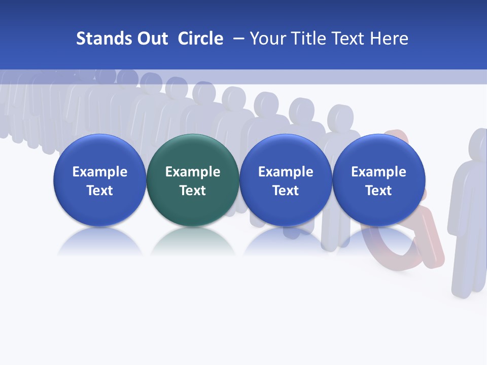 Women Wait Sign PowerPoint Template