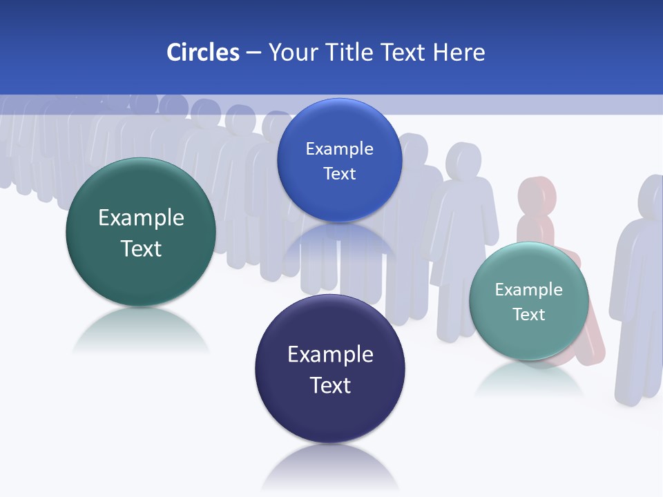 Women Wait Sign PowerPoint Template