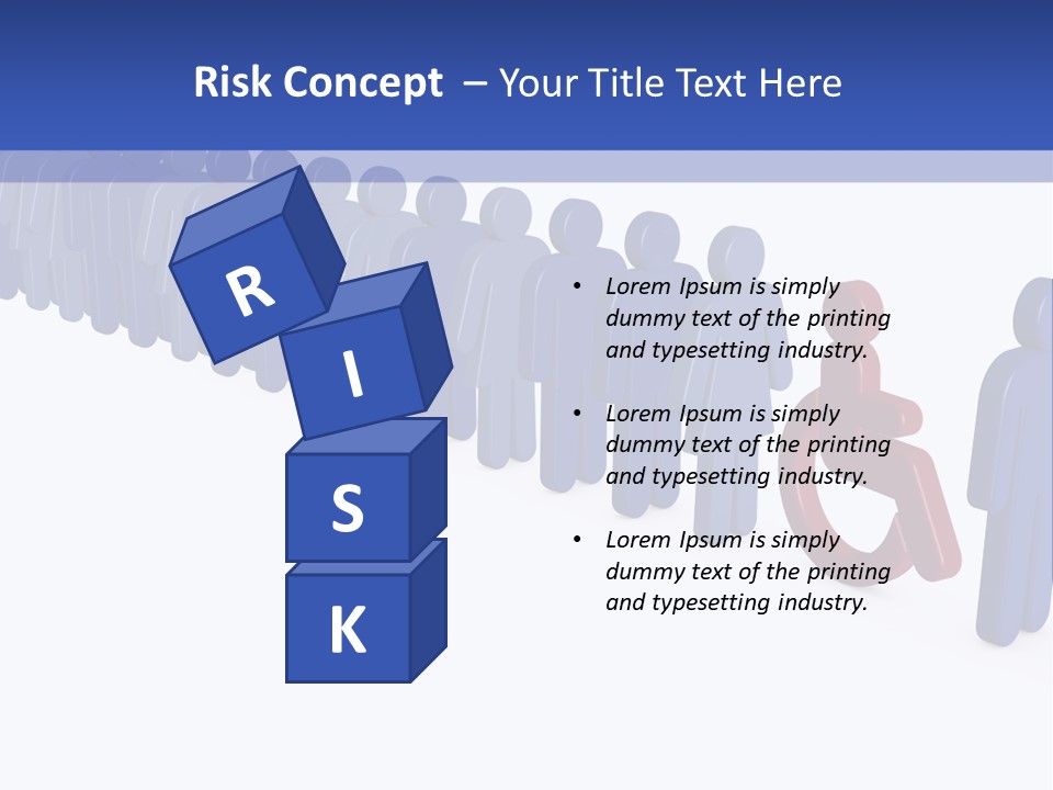 Women Wait Sign PowerPoint Template