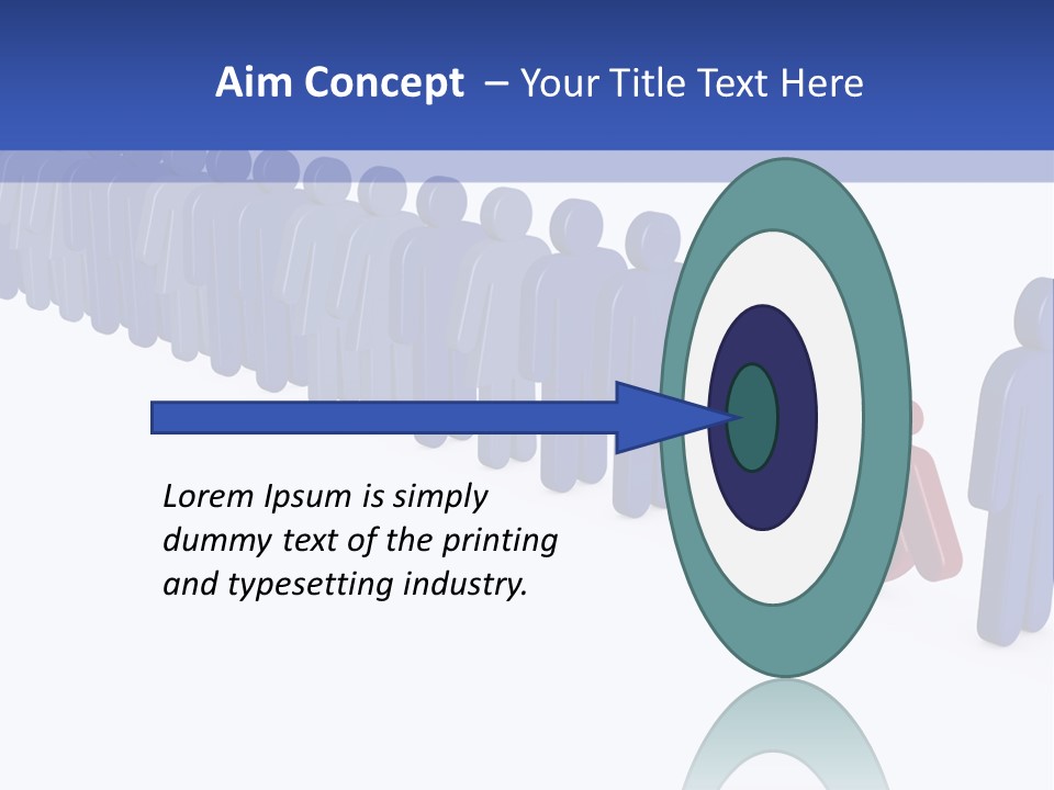 Women Wait Sign PowerPoint Template