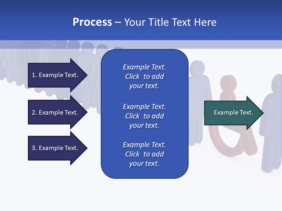 Women Wait Sign PowerPoint Template