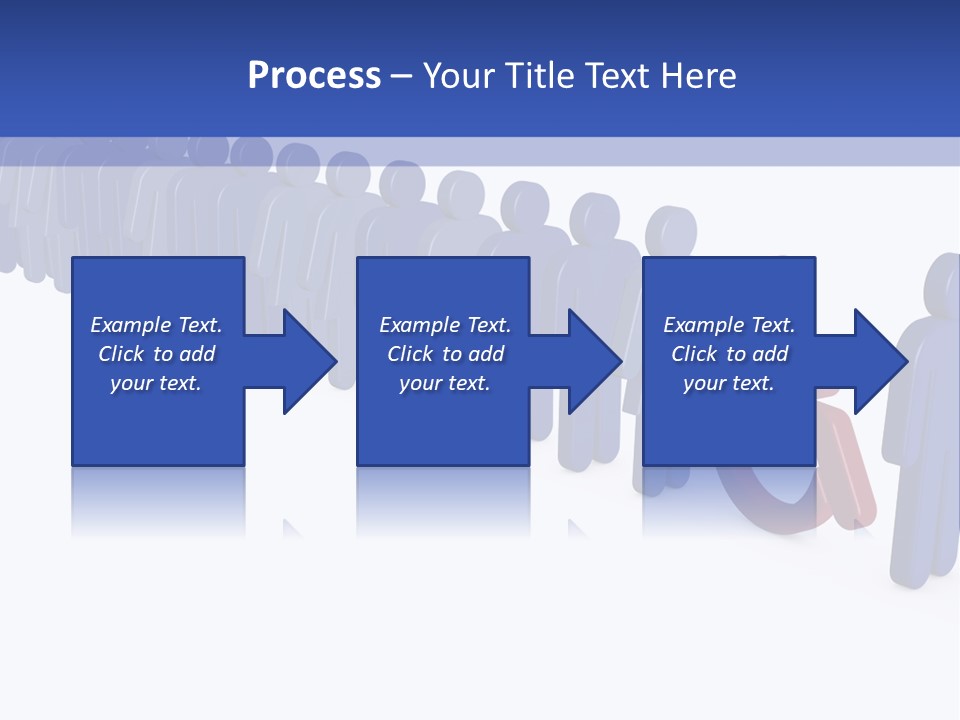 Women Wait Sign PowerPoint Template