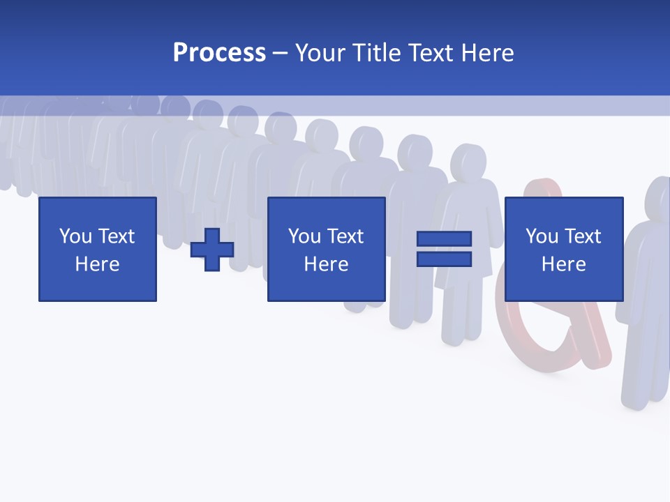 Women Wait Sign PowerPoint Template