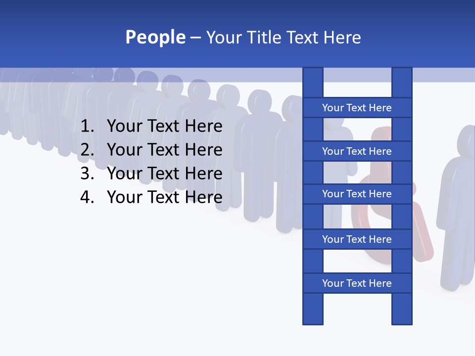 Women Wait Sign PowerPoint Template