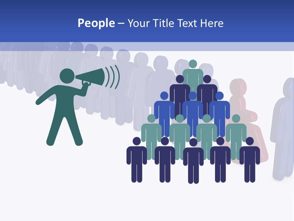 Women Wait Sign PowerPoint Template