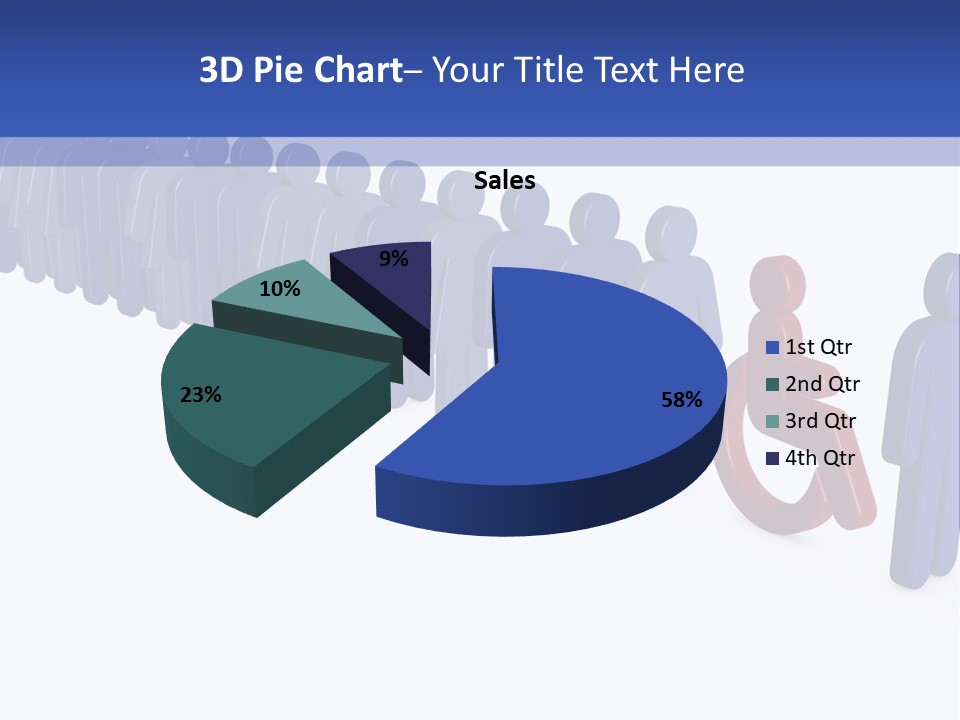 Women Wait Sign PowerPoint Template