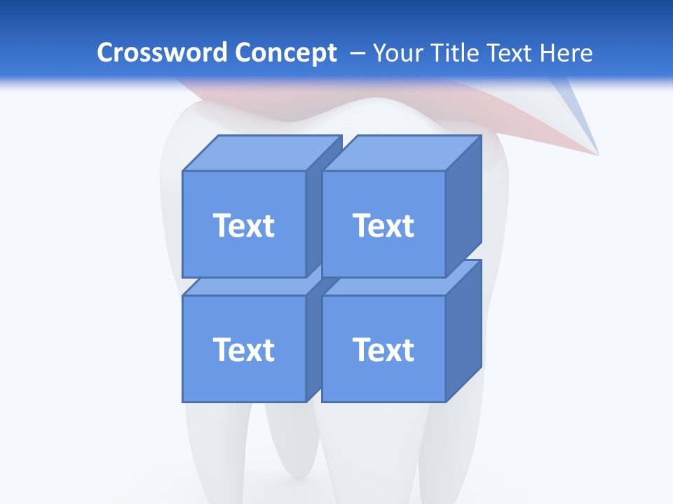 Brush Dentist Sparkle PowerPoint Template