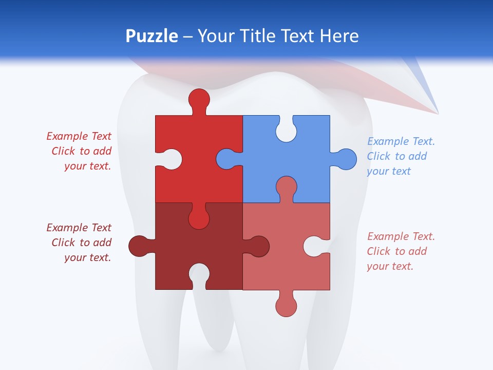 Brush Dentist Sparkle PowerPoint Template