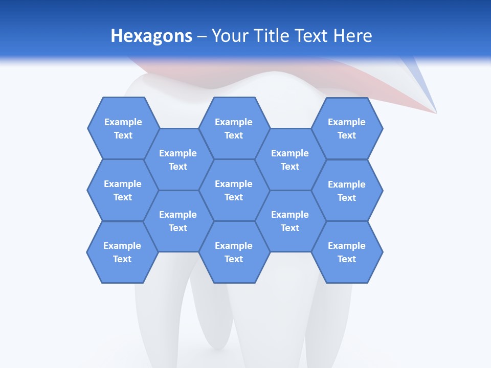 Brush Dentist Sparkle PowerPoint Template