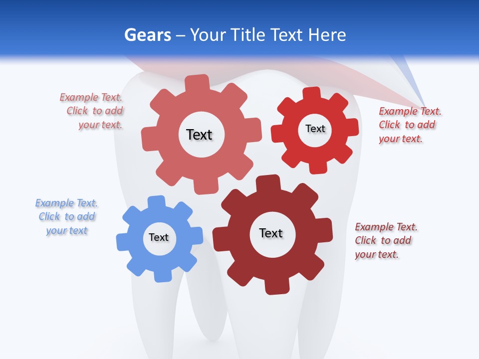 Brush Dentist Sparkle PowerPoint Template