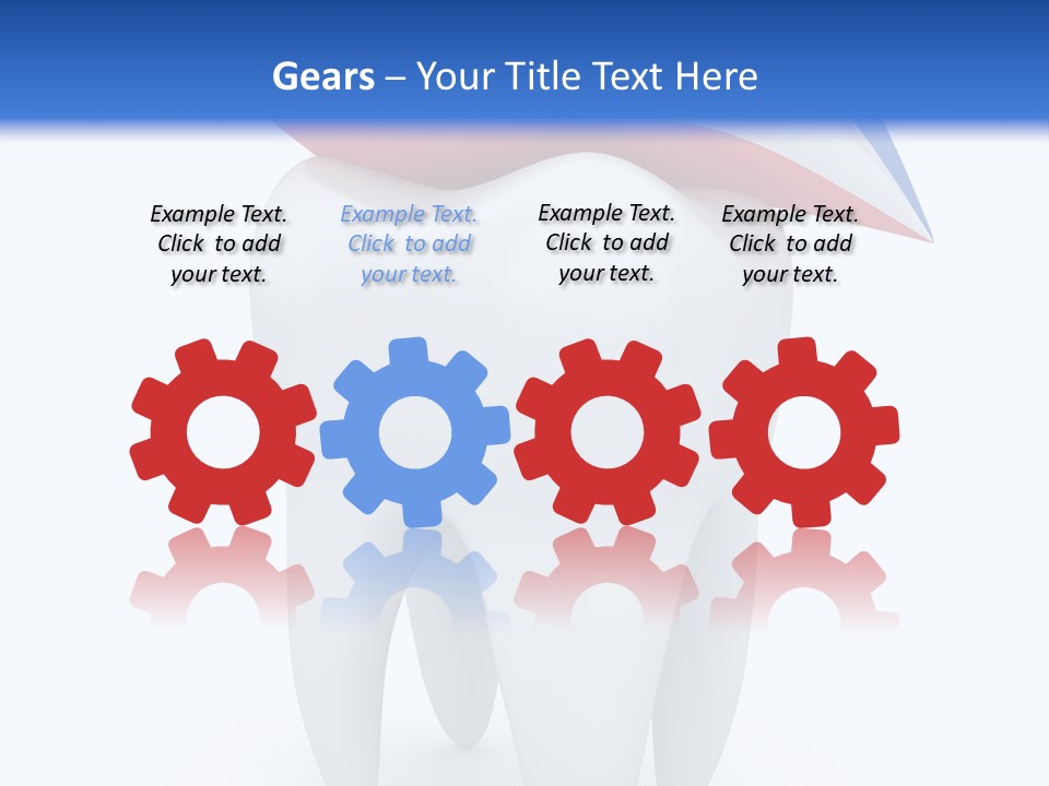 Brush Dentist Sparkle PowerPoint Template