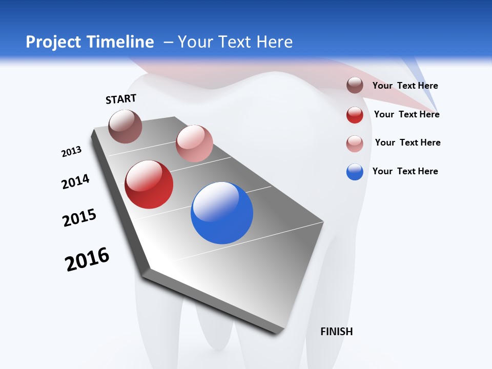 Brush Dentist Sparkle PowerPoint Template