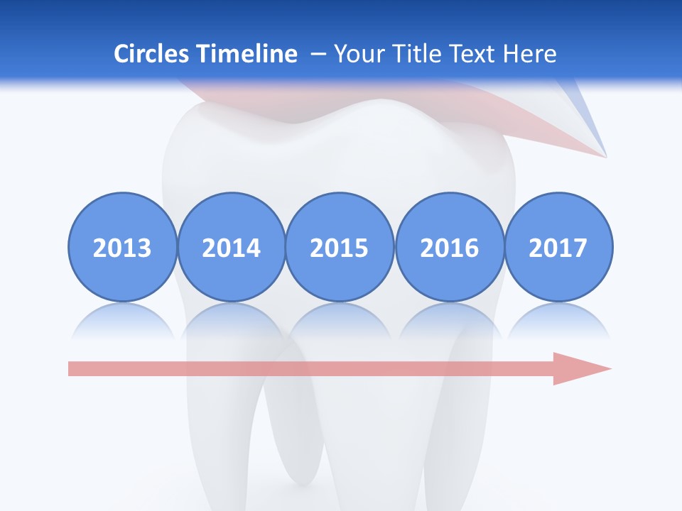 Brush Dentist Sparkle PowerPoint Template