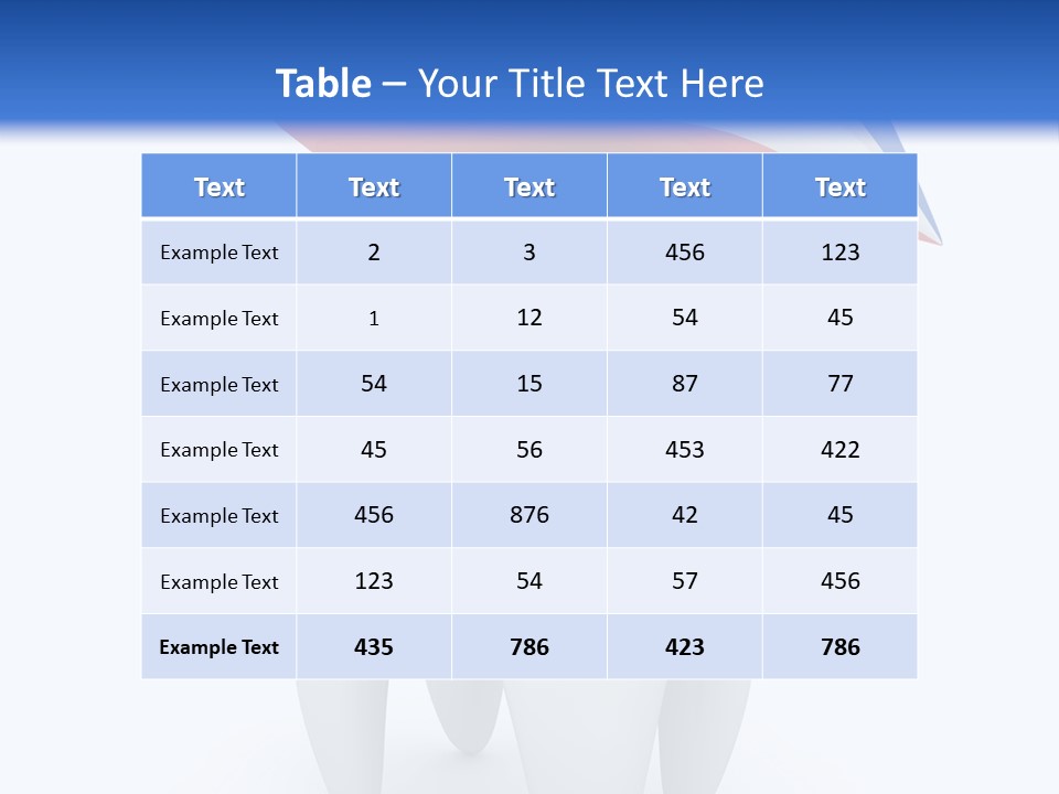 Brush Dentist Sparkle PowerPoint Template