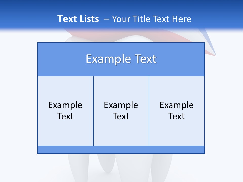 Brush Dentist Sparkle PowerPoint Template