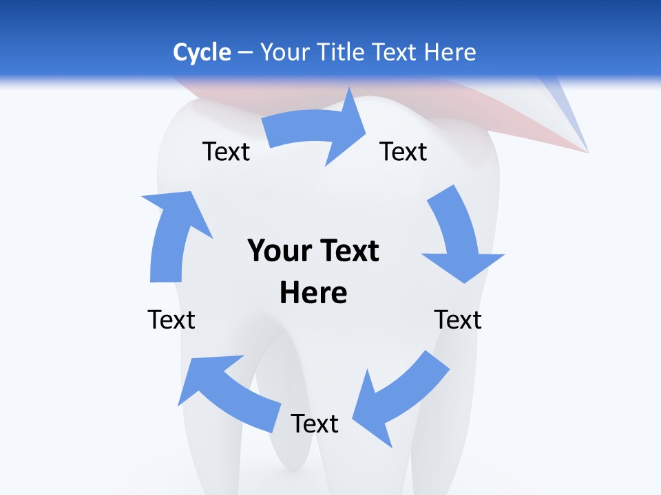 Brush Dentist Sparkle PowerPoint Template