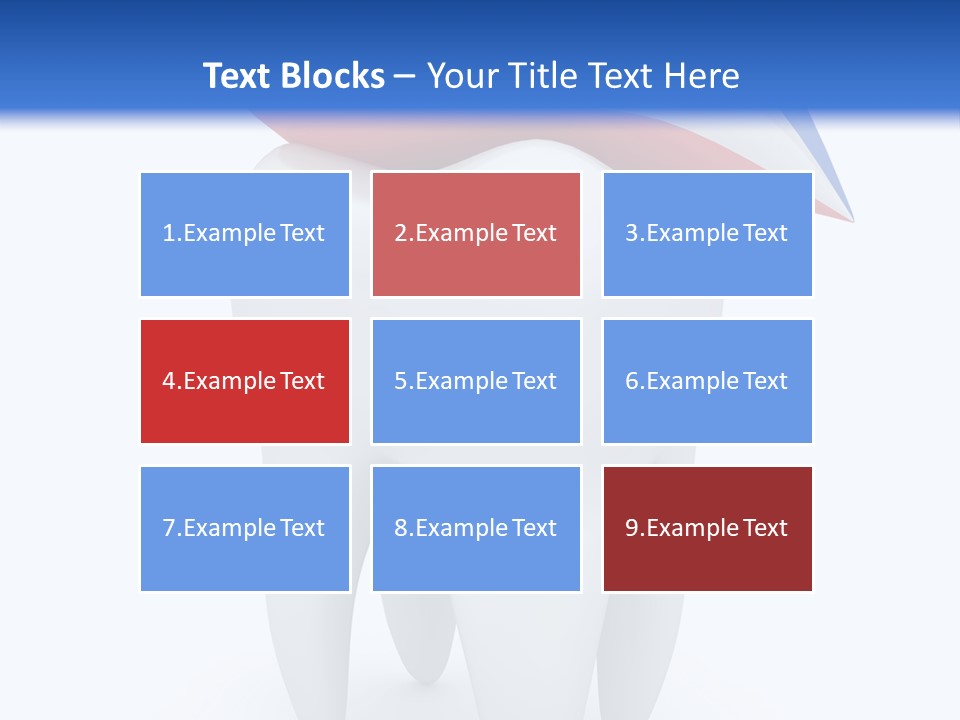 Brush Dentist Sparkle PowerPoint Template