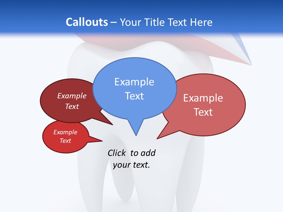 Brush Dentist Sparkle PowerPoint Template