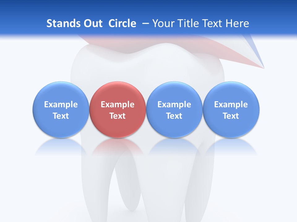Brush Dentist Sparkle PowerPoint Template