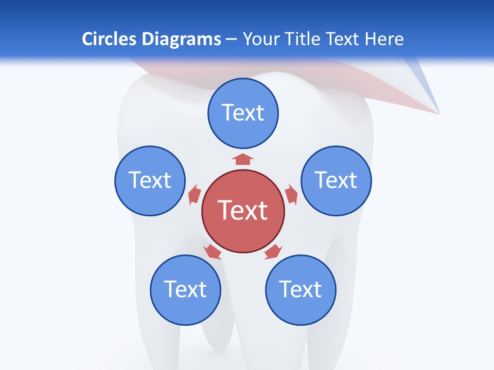 Brush Dentist Sparkle PowerPoint Template