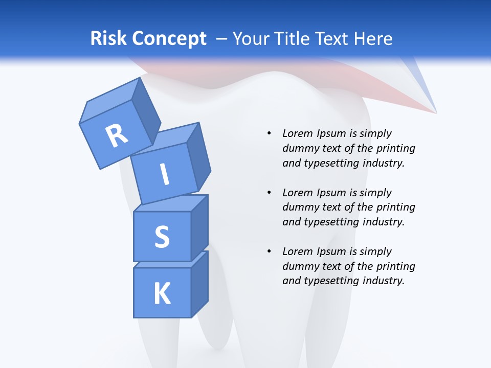 Brush Dentist Sparkle PowerPoint Template