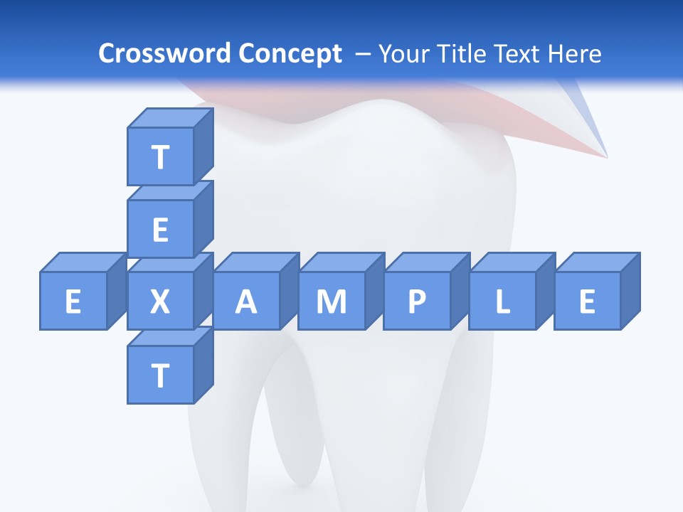 Brush Dentist Sparkle PowerPoint Template