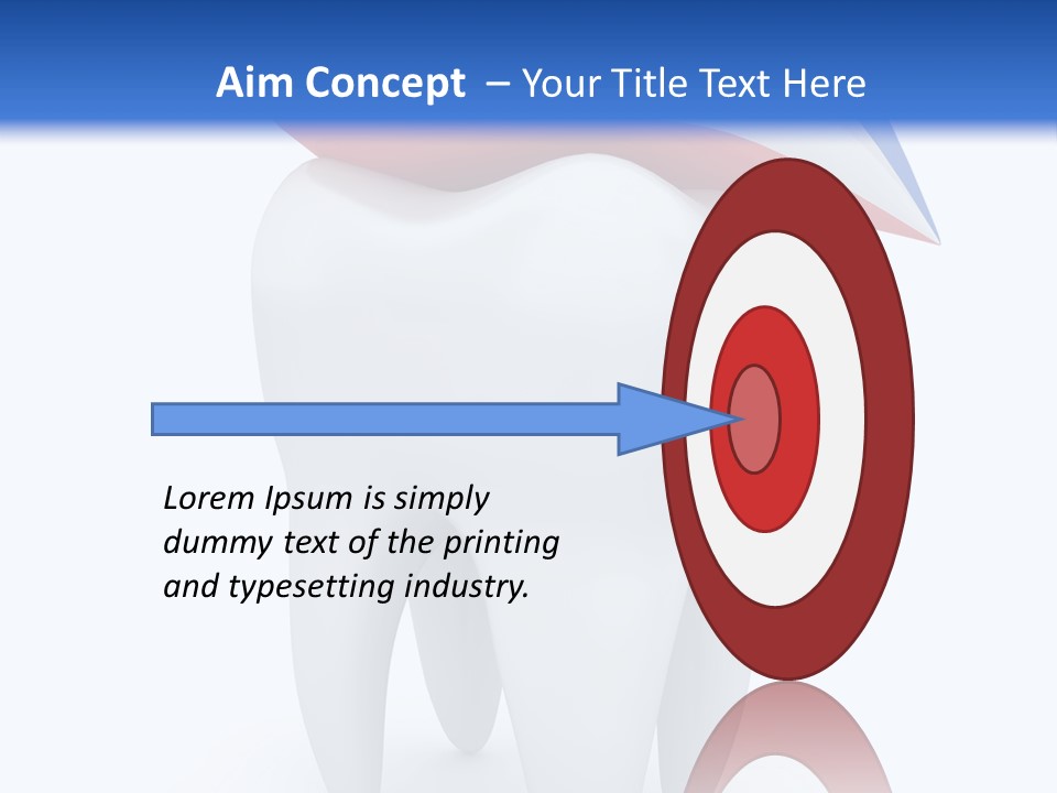 Brush Dentist Sparkle PowerPoint Template