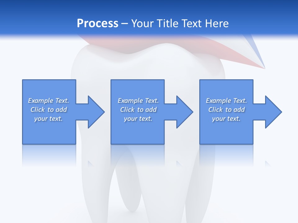 Brush Dentist Sparkle PowerPoint Template