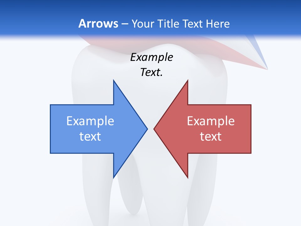 Brush Dentist Sparkle PowerPoint Template