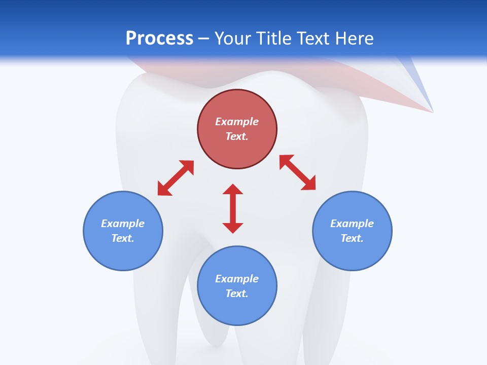 Brush Dentist Sparkle PowerPoint Template