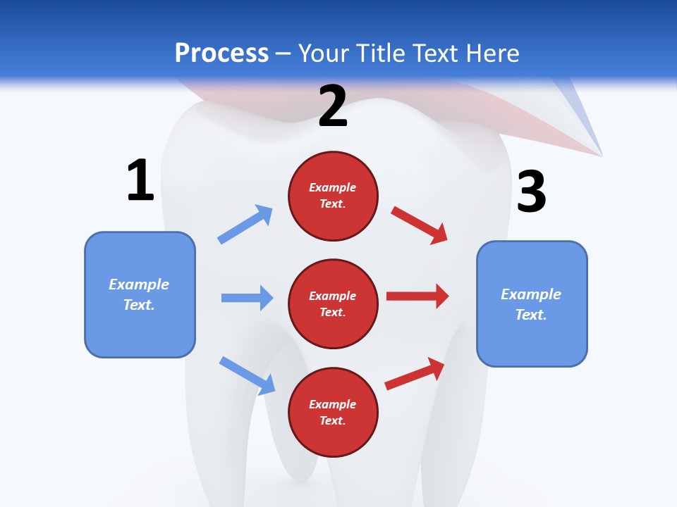 Brush Dentist Sparkle PowerPoint Template