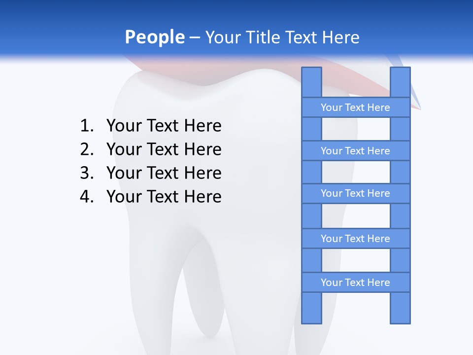 Brush Dentist Sparkle PowerPoint Template