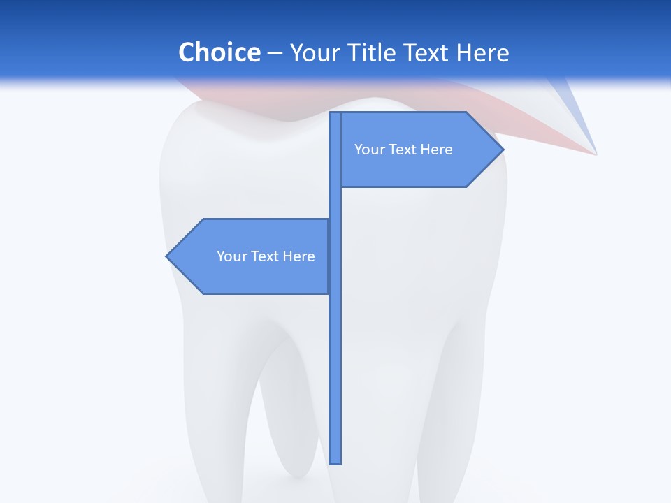 Brush Dentist Sparkle PowerPoint Template