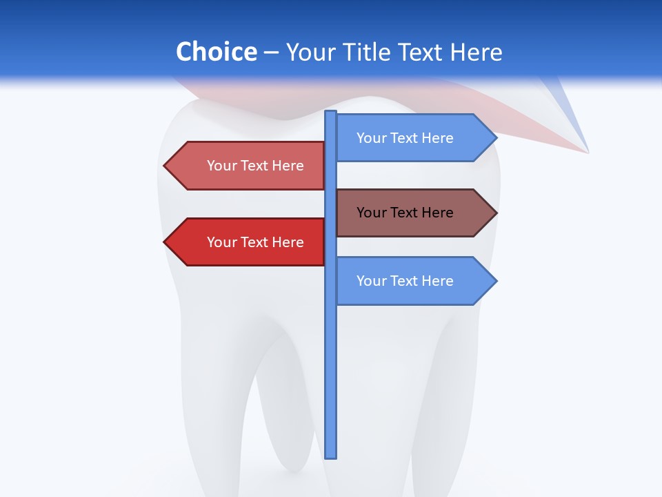 Brush Dentist Sparkle PowerPoint Template