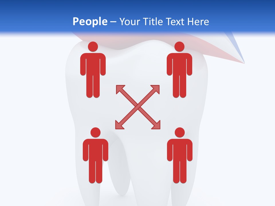 Brush Dentist Sparkle PowerPoint Template